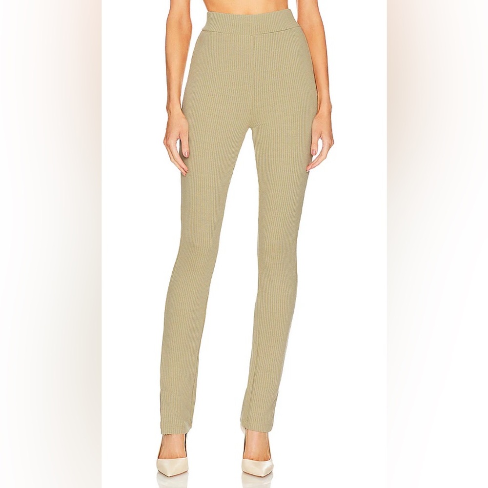 NWT WeWoreWhat Ribbed Flare pants